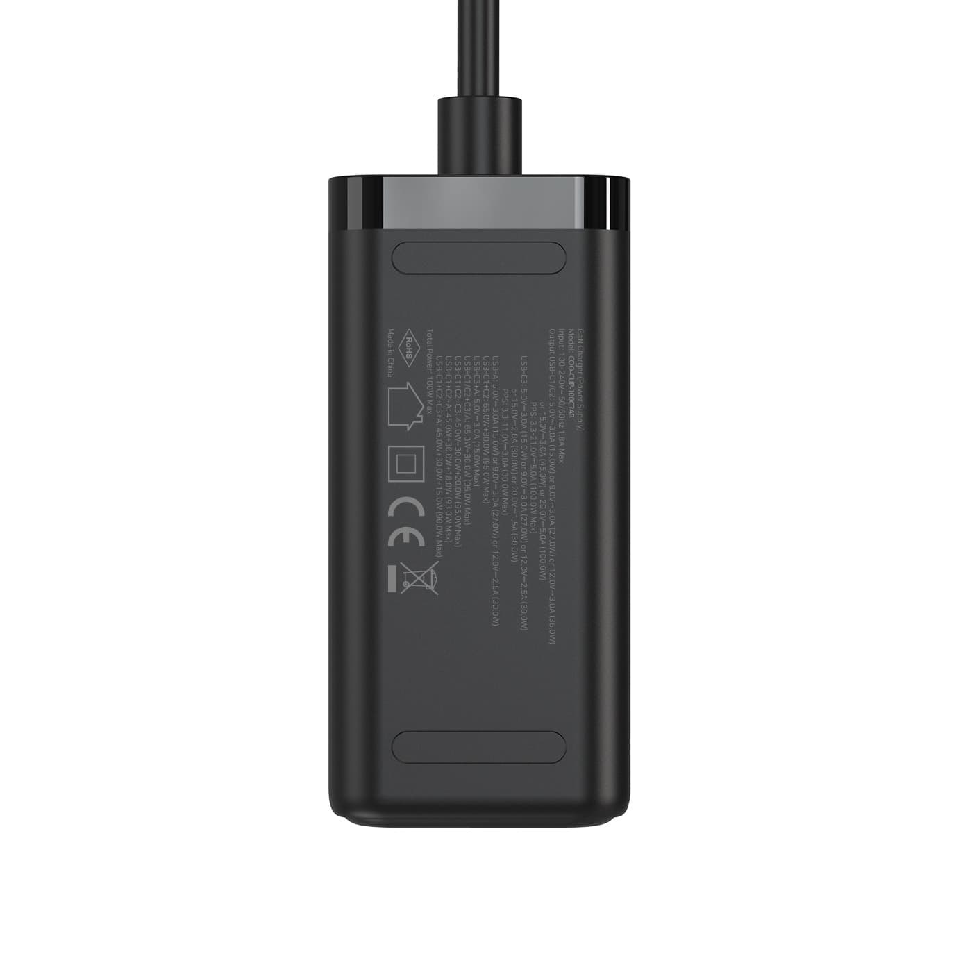 CoolBox ESTAÇÃO DE CARGA USB 100W GAN C+C+C+A DE MESA, miniatura 5
