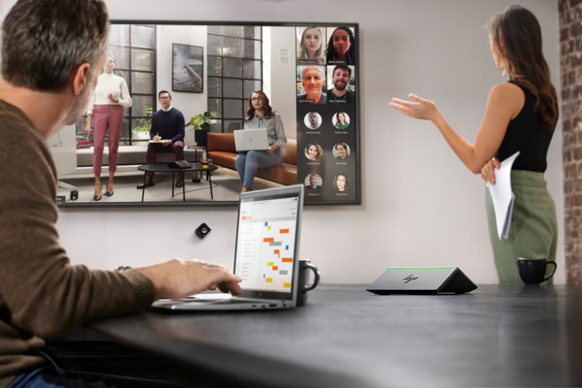HP Presence Small Space Solution w/Microsoft Teams Rooms — miniatura 7