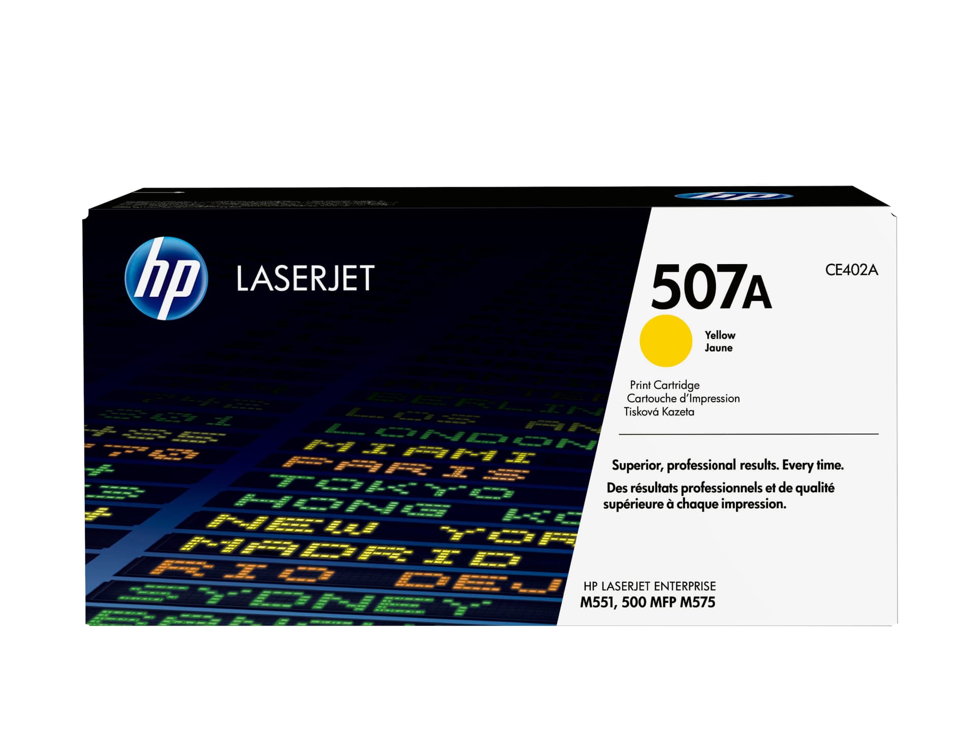 HP Toner LaserJet Original 507A Amarelo, miniatura 1