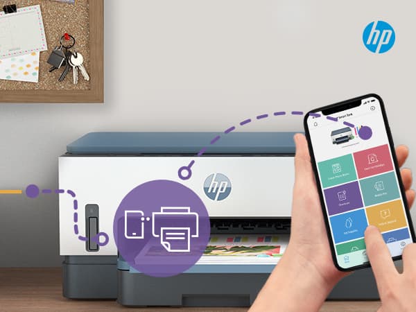 HP Smart Tank 7005 Sem fios All-in-One Cor Impressora, Impressão frente e verso; Copiadora, scanner — miniatura 13