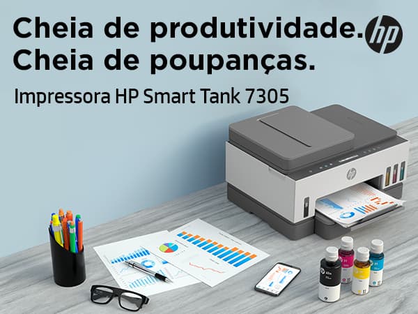 HP Smart Tank 7305 Sem fios All-in-One Cor Impressora, Impressão frente e verso; Copiadora, scanner — miniatura 7