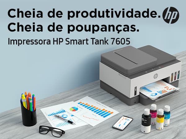 HP Smart Tank 7605 Sem fios All-in-One Cor Impressora, Impressão frente e verso; Copiadora, scanner — miniatura 12