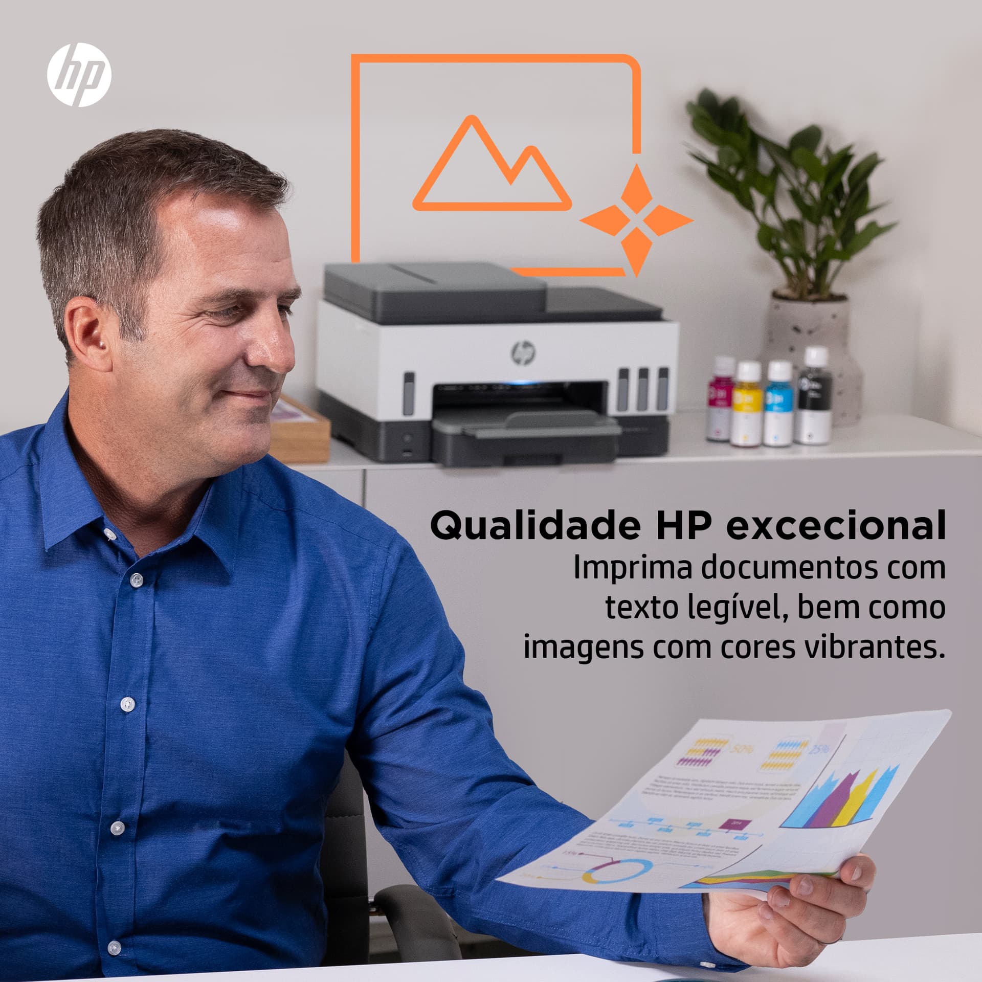 HP Smart Tank 7605 Sem fios All-in-One Cor Impressora, Impressão frente e verso; Copiadora, scanner — miniatura 10