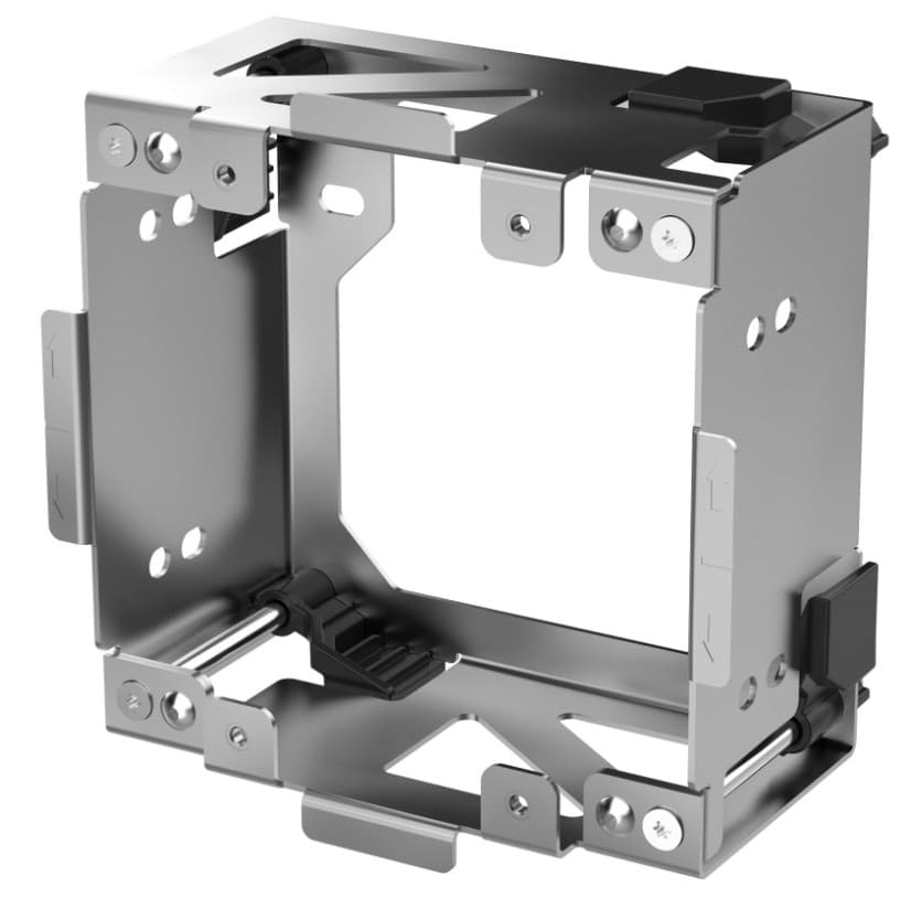 AXIS TI8202 - Montagem na parede para sistema de intercomunicador de vídeo - preto, prata - para Axis I8016-LVE, miniatura 2