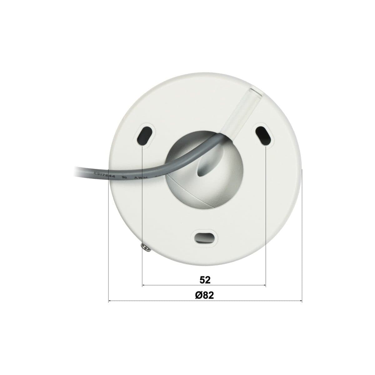 Hikvision DS-2CE76K0T-LMFS(2.8mm) 3K Câmera Turret com Áudio e Iluminação Híbrida Inteligente Fixa, miniatura 4