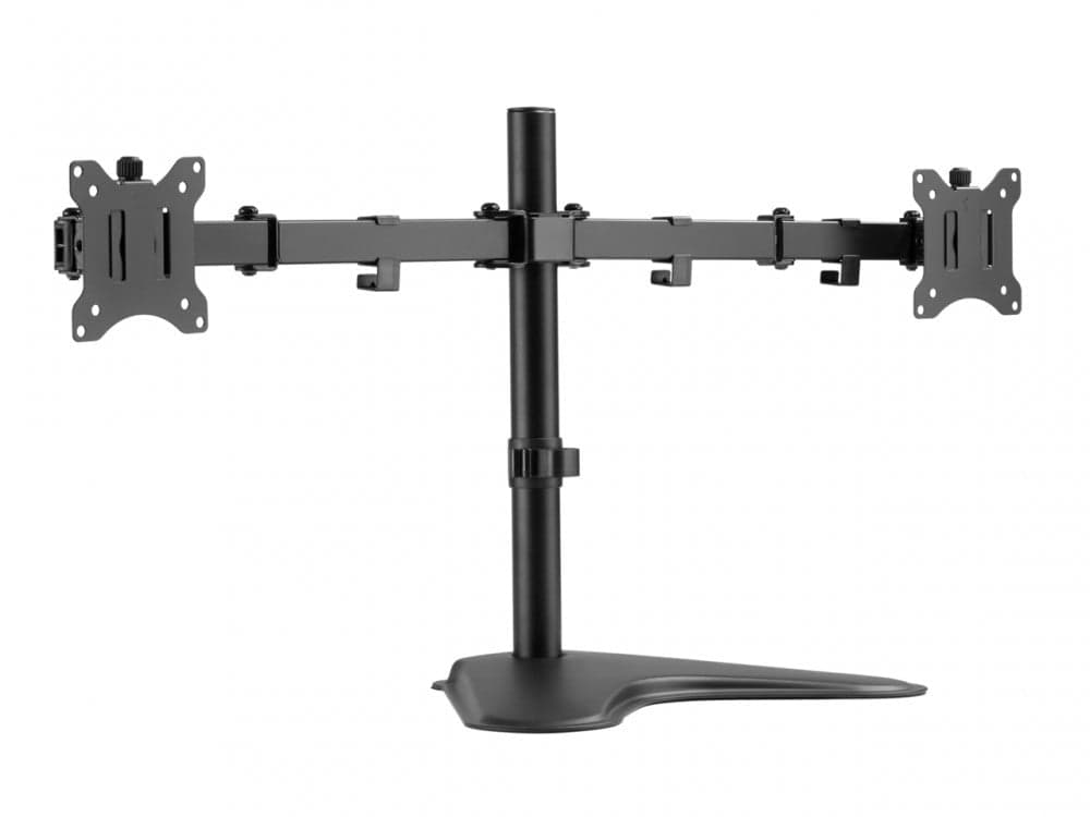 EQUIP ERGO SUPORTE SECRETARIA 2 MONITORES 17" 32" ROTACAO 360º 650123 — miniatura 1