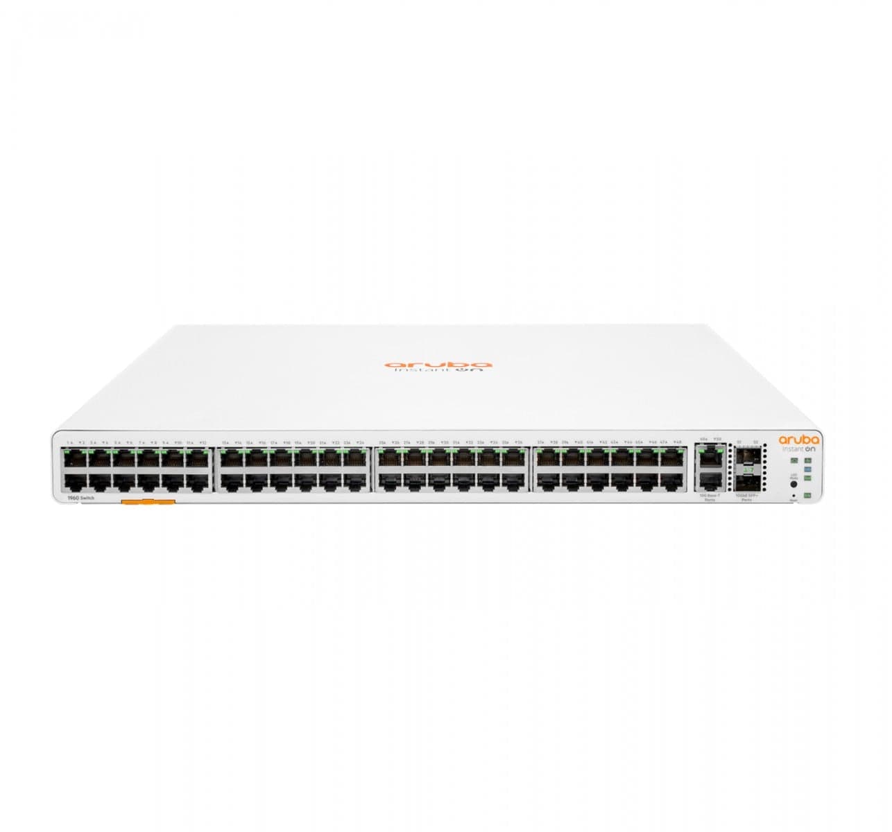 HPE Networking Instant On 1960 48G 2XGT 2SFP+ Switch - Interruptor - L2+ - inteligente - 48 x 10/100/1000 + 2 x 10 Gigabit SFP+ + 2 x 10 Gigabit Ethernet - desktop, montável em trilho — miniatura 1