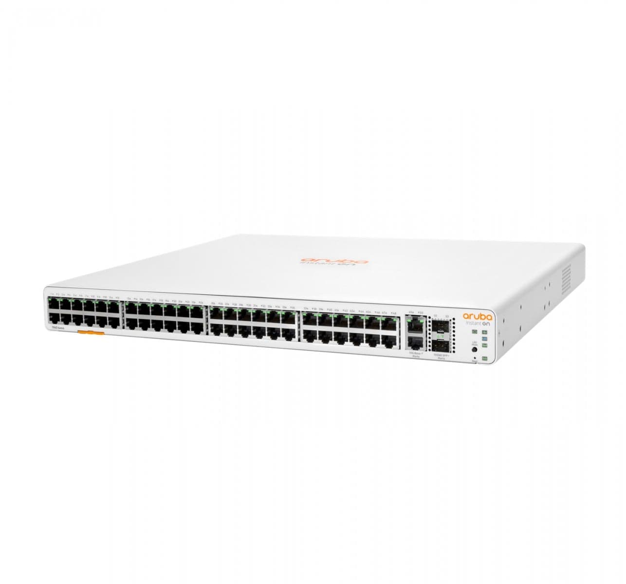 HPE Networking Instant On 1960 48G 2XGT 2SFP+ Switch - Interruptor - L2+ - inteligente - 48 x 10/100/1000 + 2 x 10 Gigabit SFP+ + 2 x 10 Gigabit Ethernet - desktop, montável em trilho — miniatura 2