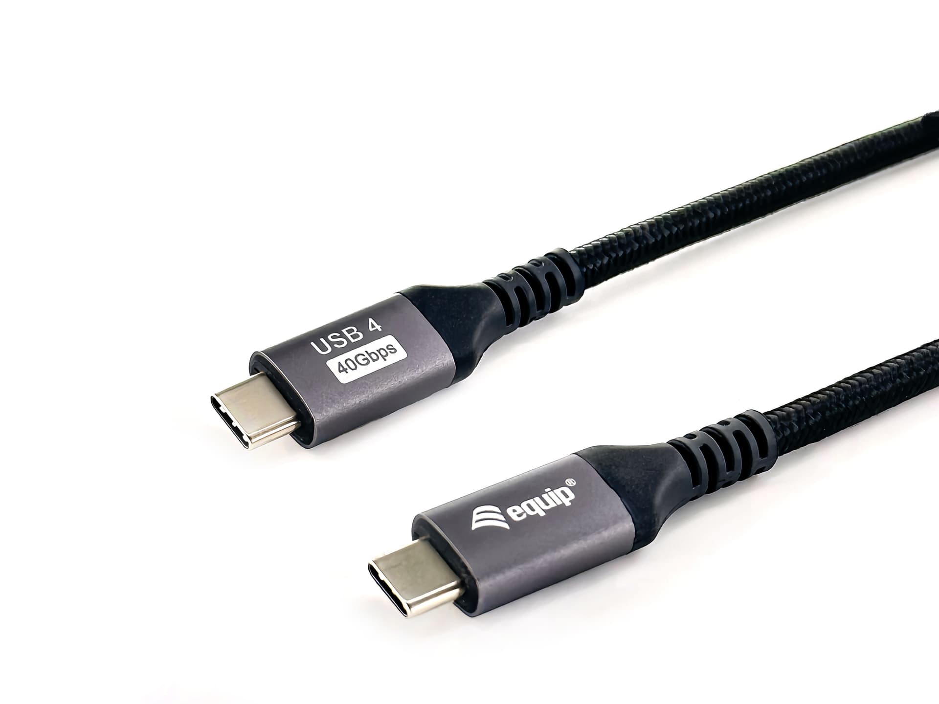 Equip 128381 Cabo USB 4 Gen 3 C para C, M/M, 1,2 m, PD3.1 240W, 8K/60Hz, 40Gbps, preto — miniatura 2