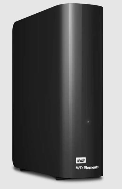 WD Elements Desktop WDBWLG0200HBK - Disco rígido - 20 TB - externa (desktop) - 3.5" - USB 3.0 - preto — miniatura 3