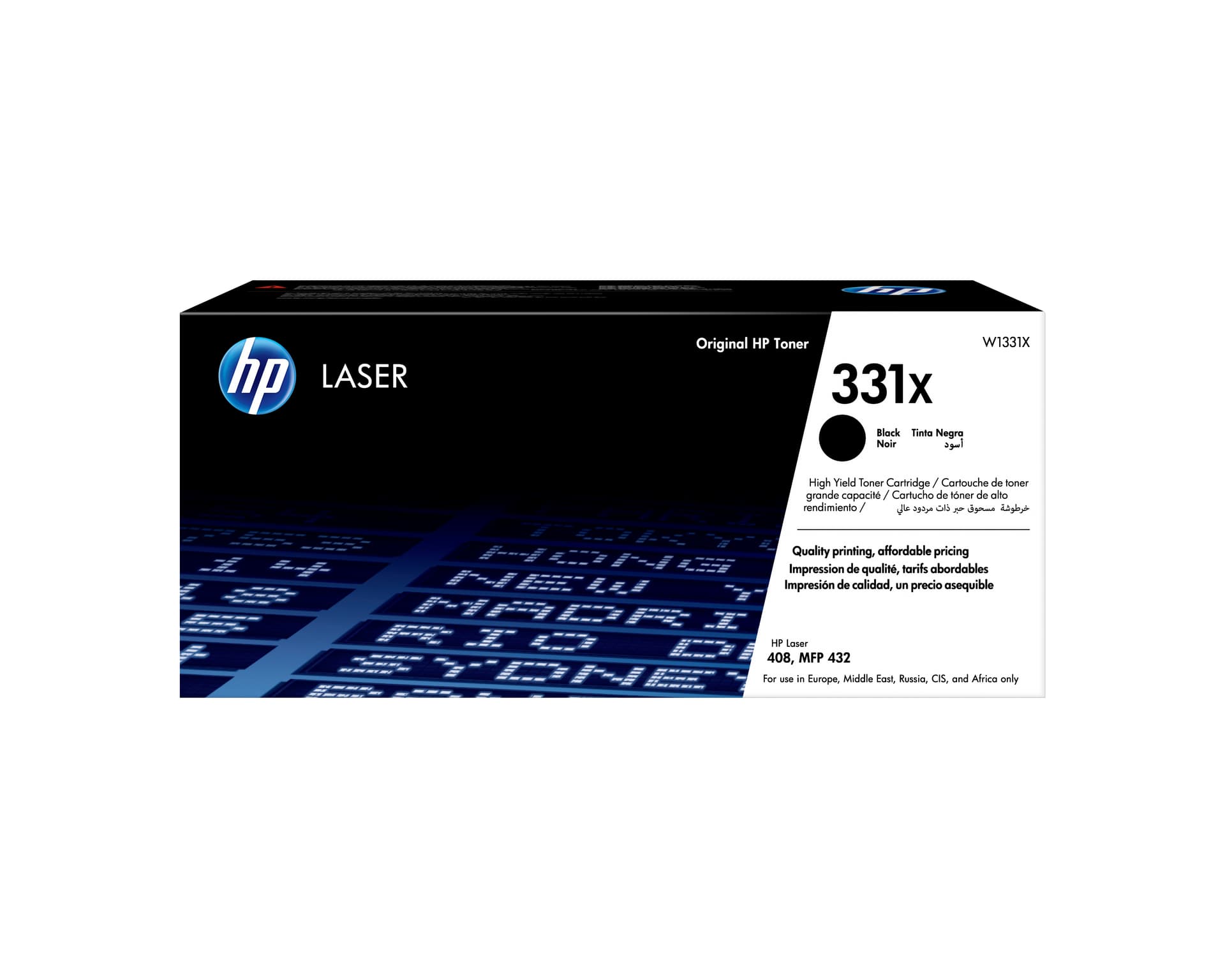 HP Toner Laser Original 331X Preto de elevado rendimento, miniatura 1