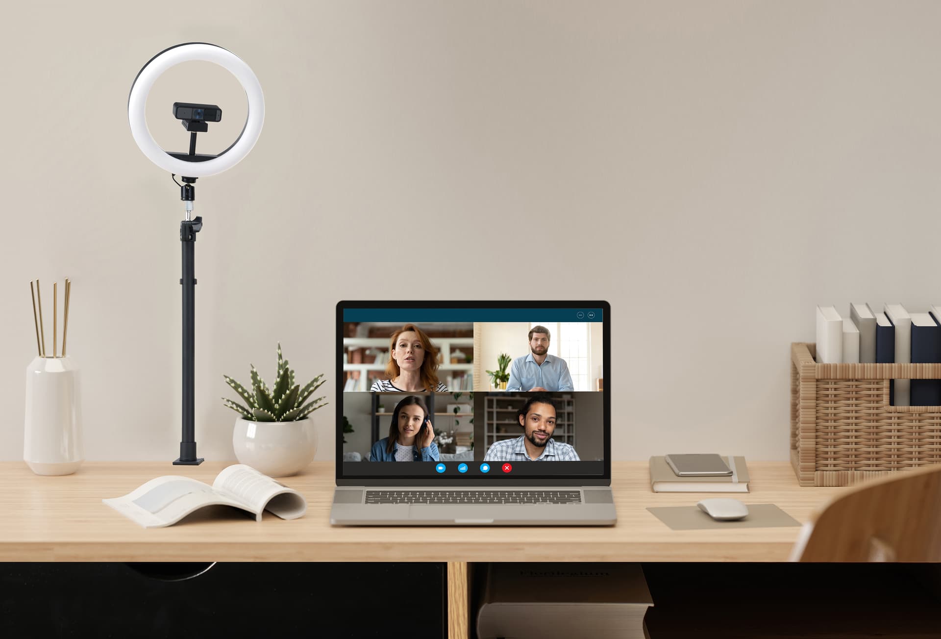 Kensington A1000 Suporte em C de secretária para microfones, webcams e sistemas de iluminação — miniatura 10