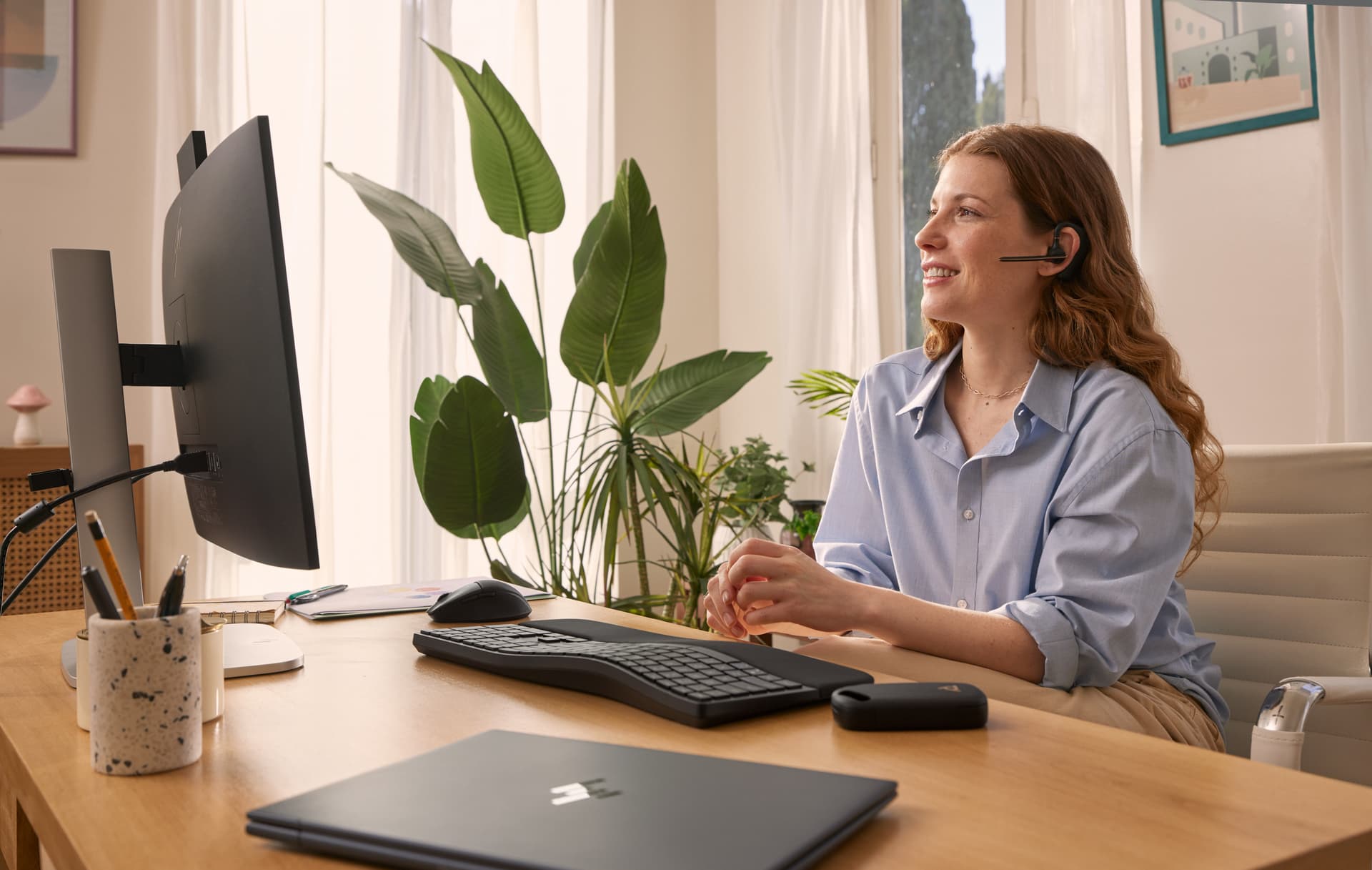 HP Poly Voyager Office Base-M for 4300/Legend 50/Focus 2, miniatura 3