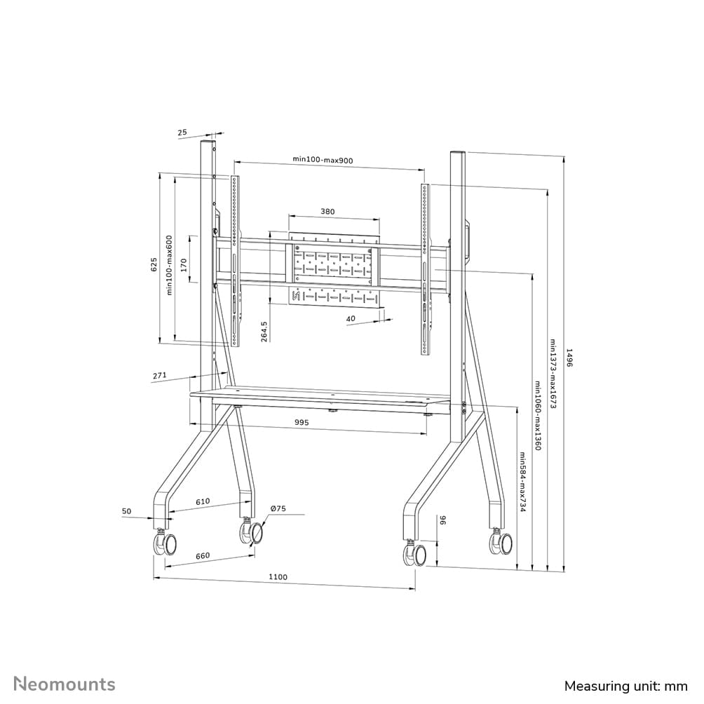 Neomounts FL50-525BL1, miniatura 20
