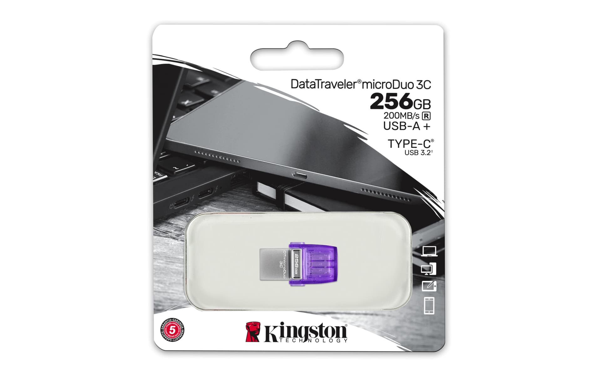 Kingston Technology DataTraveler microDuo 3C — miniatura 5
