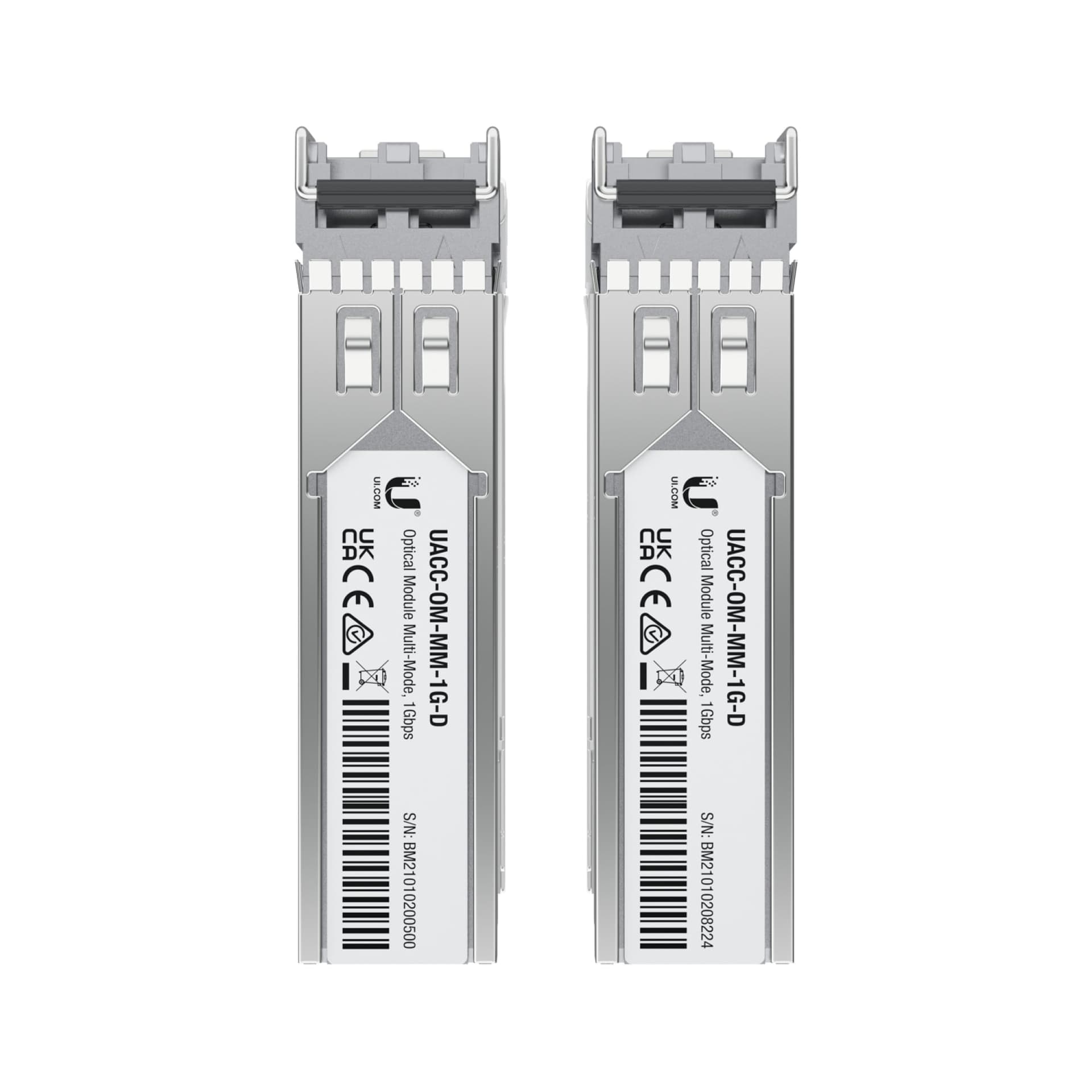 Ubiquiti UACC-OM-MM-1G-D - Módulo de transceptor SFP (mini-GBIC) - 1GbE - multi-modo LC - até 550 m - 850 nm (pacote de 2), miniatura 4