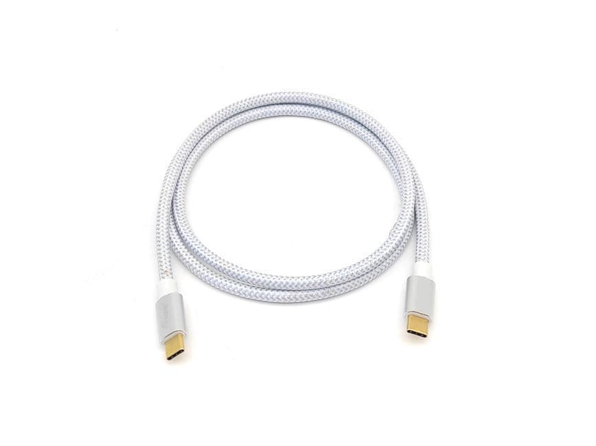 EQUIP CABO USB 3.2 GEN 2 C TO C CABLE M/M 10G TRANSFER 5A 100W 0.5MT WHITE — miniatura 4