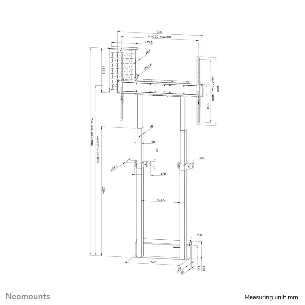 Neomounts WL55-875BL1, miniatura 20