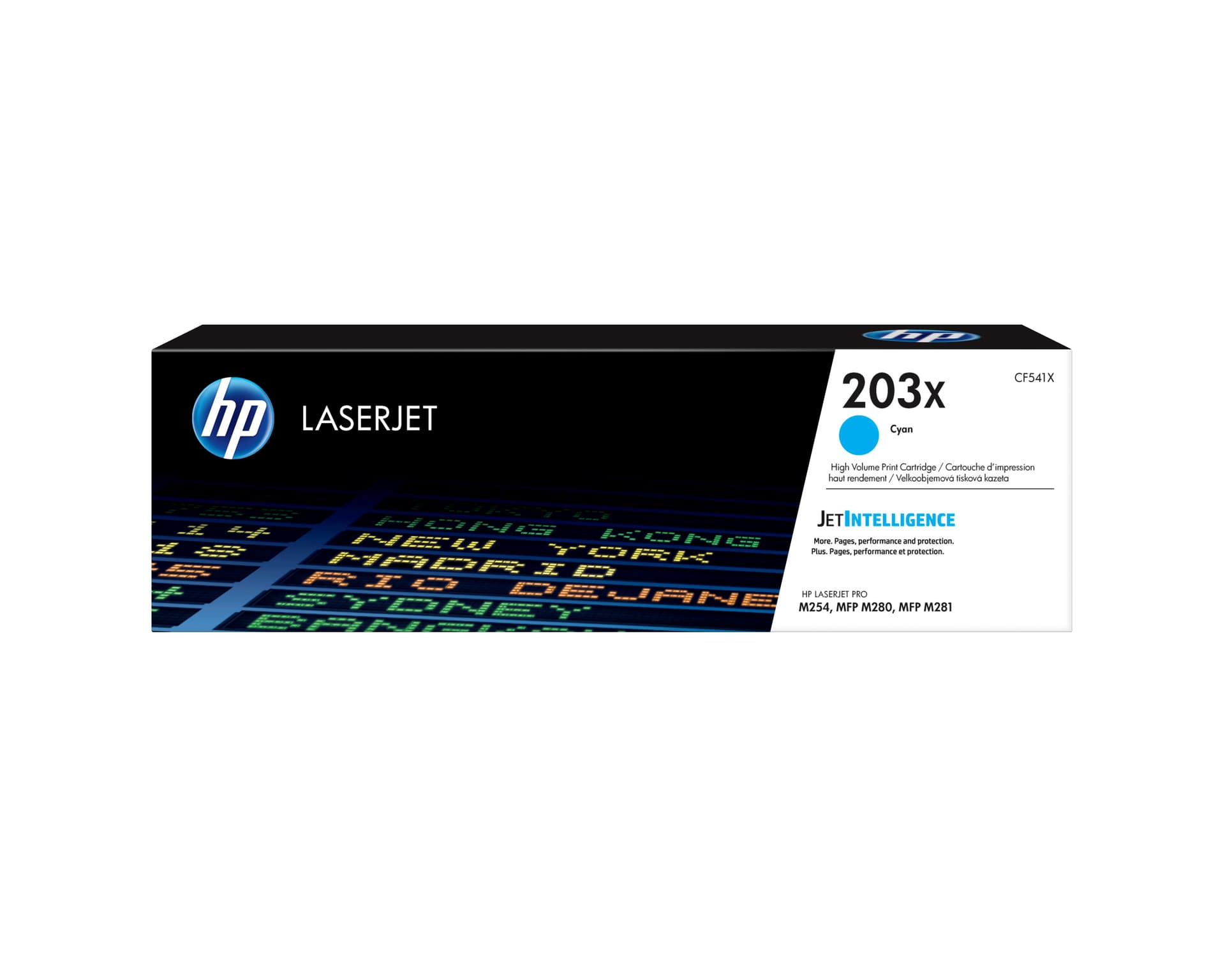 HP Toner LaserJet Original 203X Ciano de elevado rendimento, miniatura 1