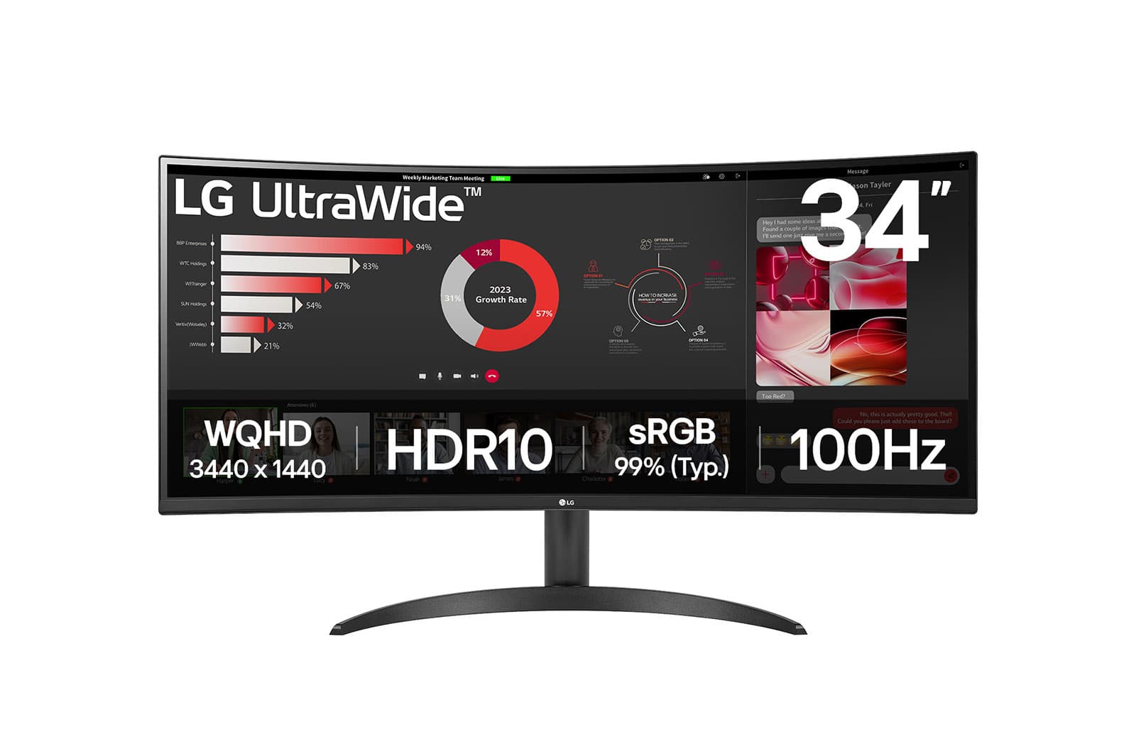 LG 34WR50QK-B — miniatura 1