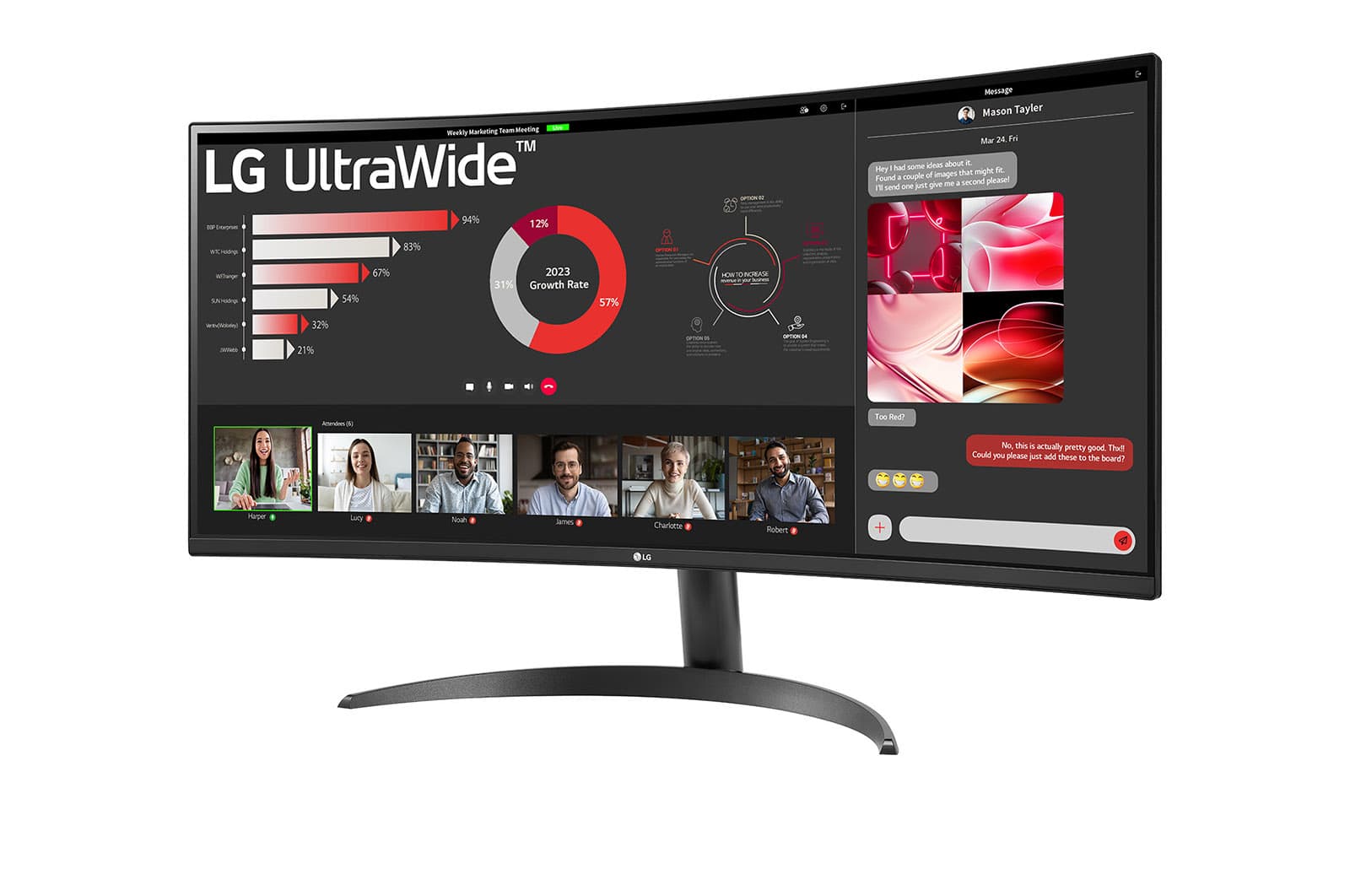 LG 34WR50QK-B — miniatura 2
