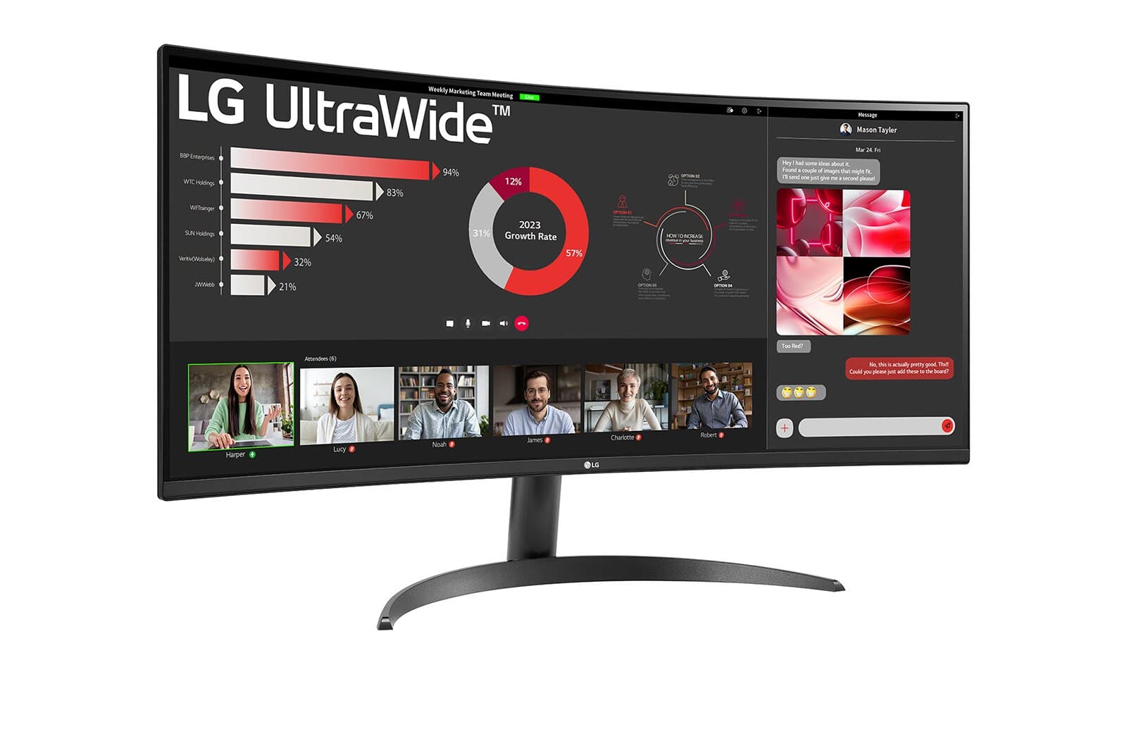 LG 34WR50QK-B — miniatura 3