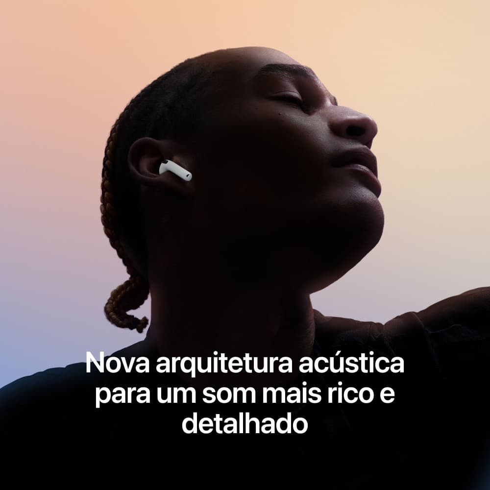 Apple AirPods 5 - Auscultadores sem fios com microfonoe - botão de orelha - bluetooth - cancelamento de ruído activo - branco, miniatura 3