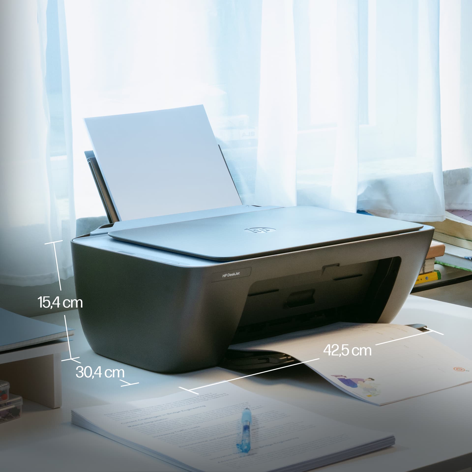 HP DeskJet 2910 Sem fios All-in-One Cor Impressora, Instant Ink, miniatura 4