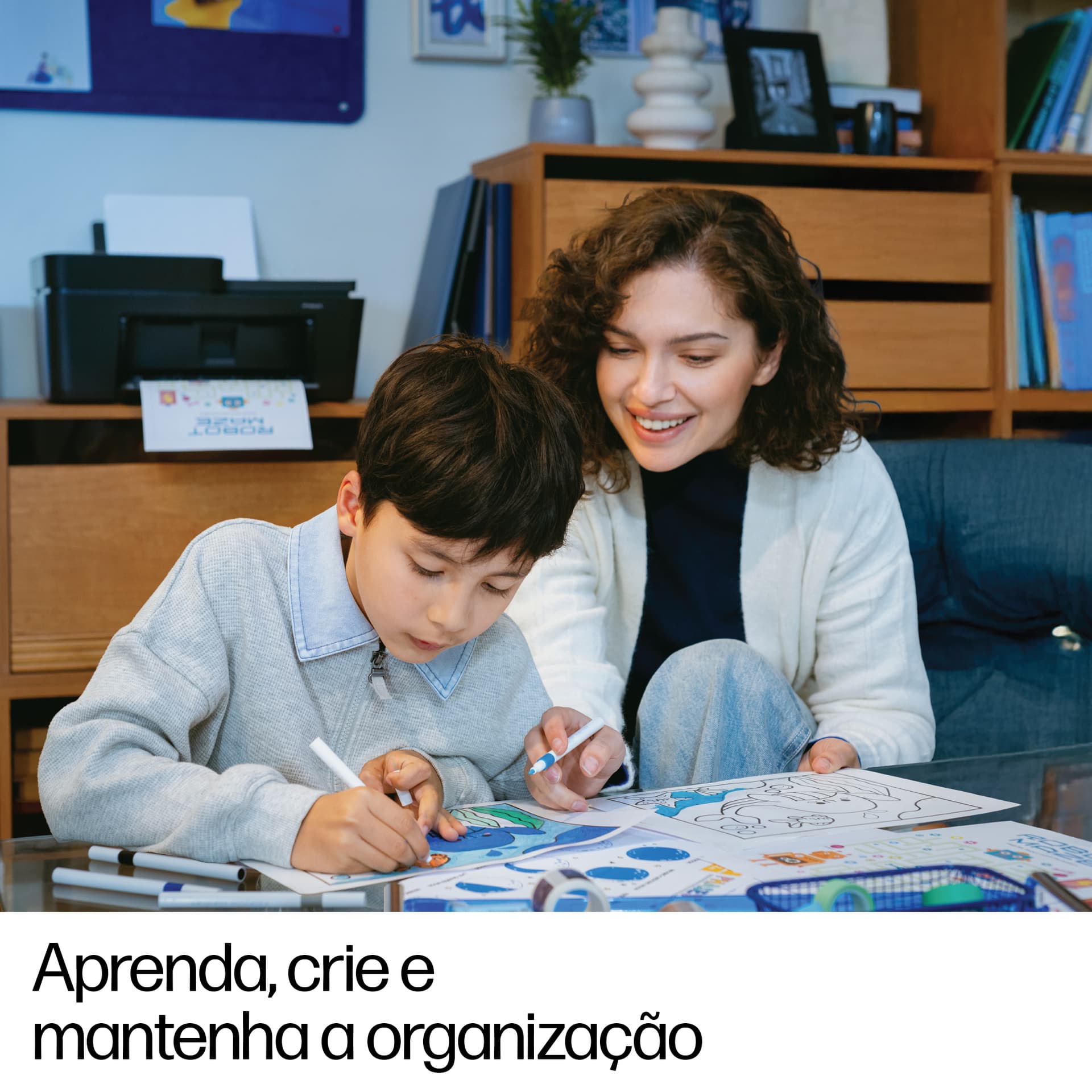 HP DeskJet 4310 Sem fios All-in-One Cor Impressora, Instant Ink. — miniatura 4