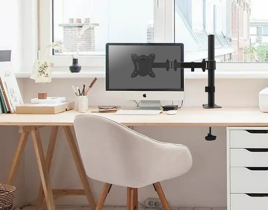 Equip Suporte de montagem de secretária para monitor articulado de 13"-27” — miniatura 4