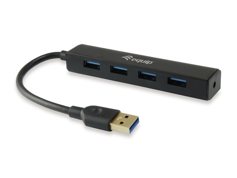EQUIP LIFE HUB 4PORT USB 3.0 BLACK — miniatura 1