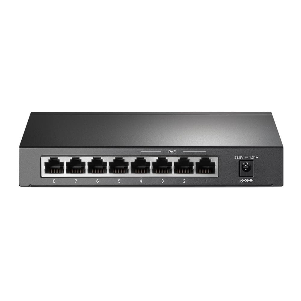 TP-LINK 8 PORT GIGABIT POE SWITCH 8 GIGABIT RJ45 PORT 802.3AF 55W 4XPOE — miniatura 2