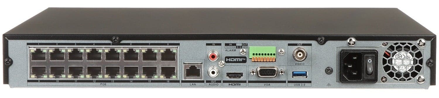 Hikvision DS-7616NXI-I2/16P/S(E) 16-ch 1U 16 POE AcuSense 4K NVR, miniatura 3