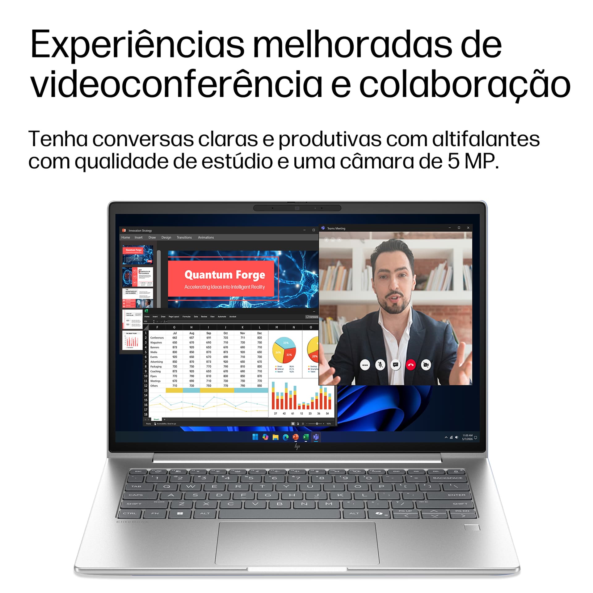 HP Elitebook 6 G2i 14 Intel Core 7 350 14inch WUXGA AGLEDUWVA 16GB DDR5 512GB SSD WEBCAM UMA FPS W11P 1Y, miniatura 9