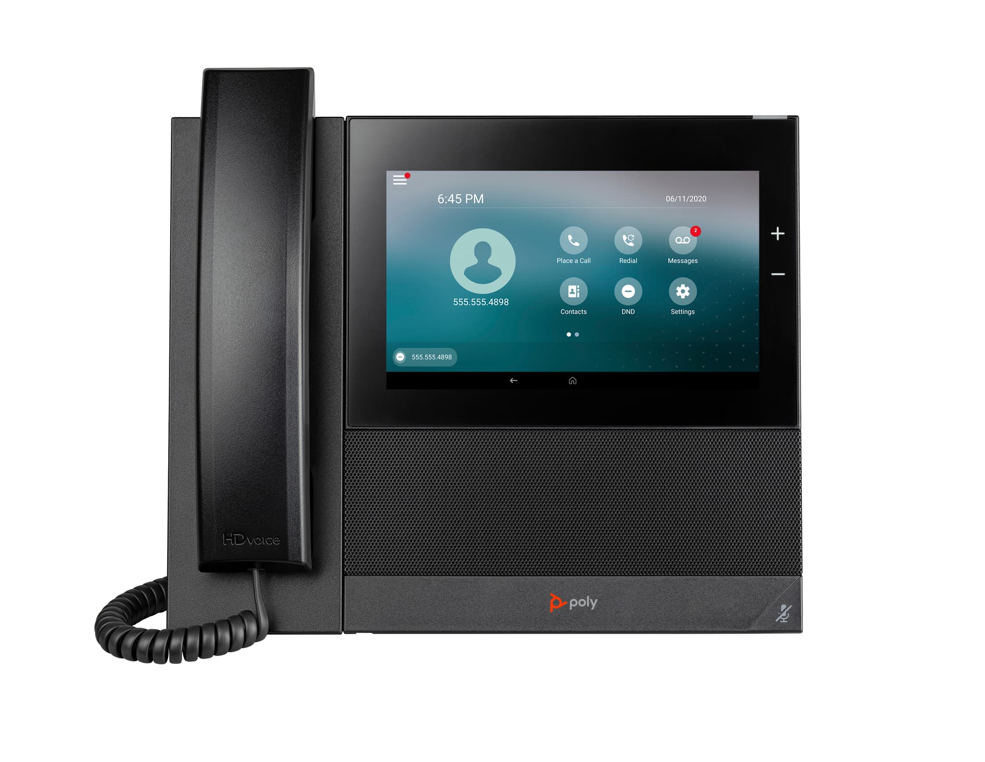 HP Poly Telefone Multimédia Empresarial Poly CCX 600 com Open SIP e PoE — miniatura 1