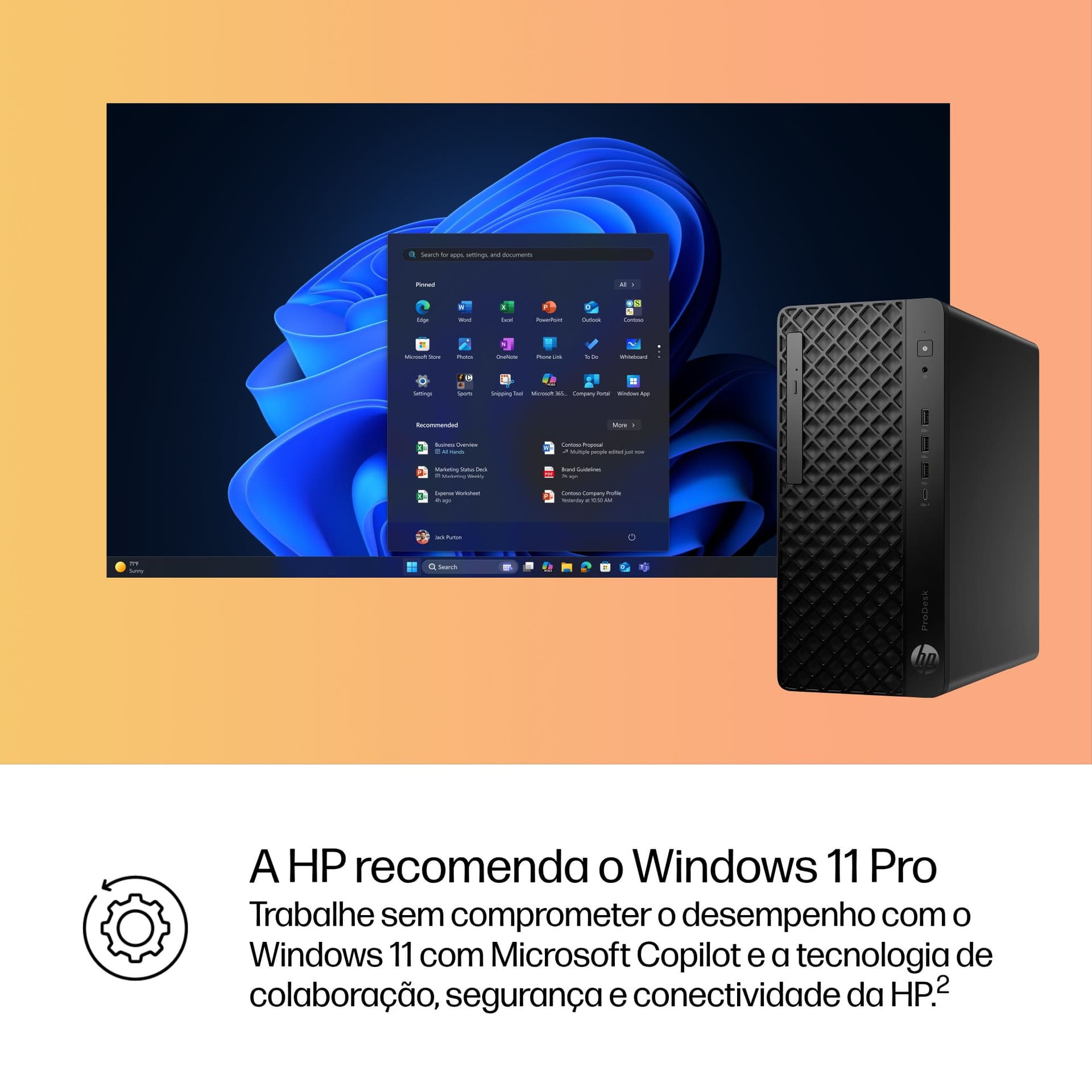 HP ProDesk 4 Tower G1i Desktop AI PC — miniatura 8