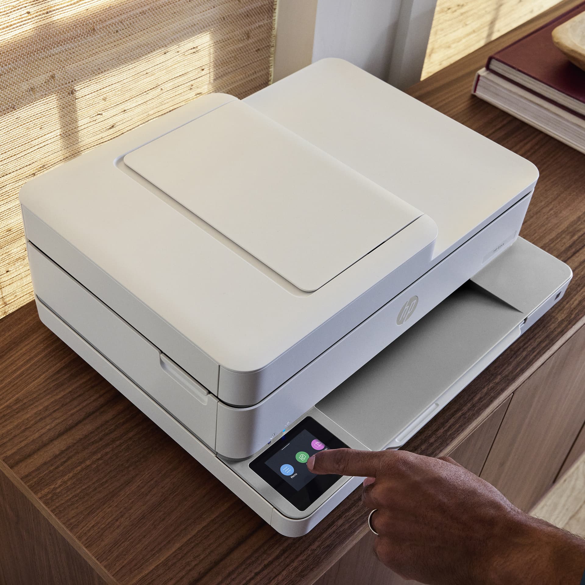 HP Envy 6530 Sem fios All-in-One Cor Impressora, Impressão de fotografias; Copiadora, Scanner, miniatura 2