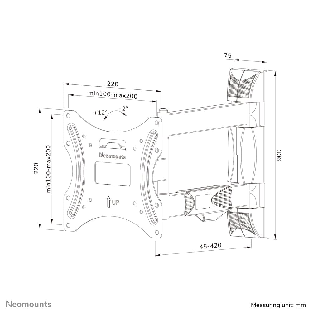Neomounts WL40-550BL12, miniatura 17