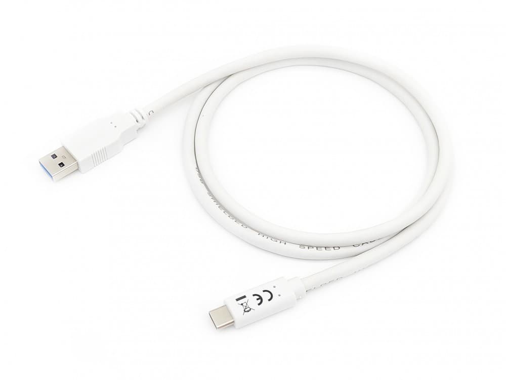 EQUIP CABO USB 3.2 GEN 1 C TO A CABLE M/M 5G TRANSFER 3ª 2.0MT WHITE — miniatura 2