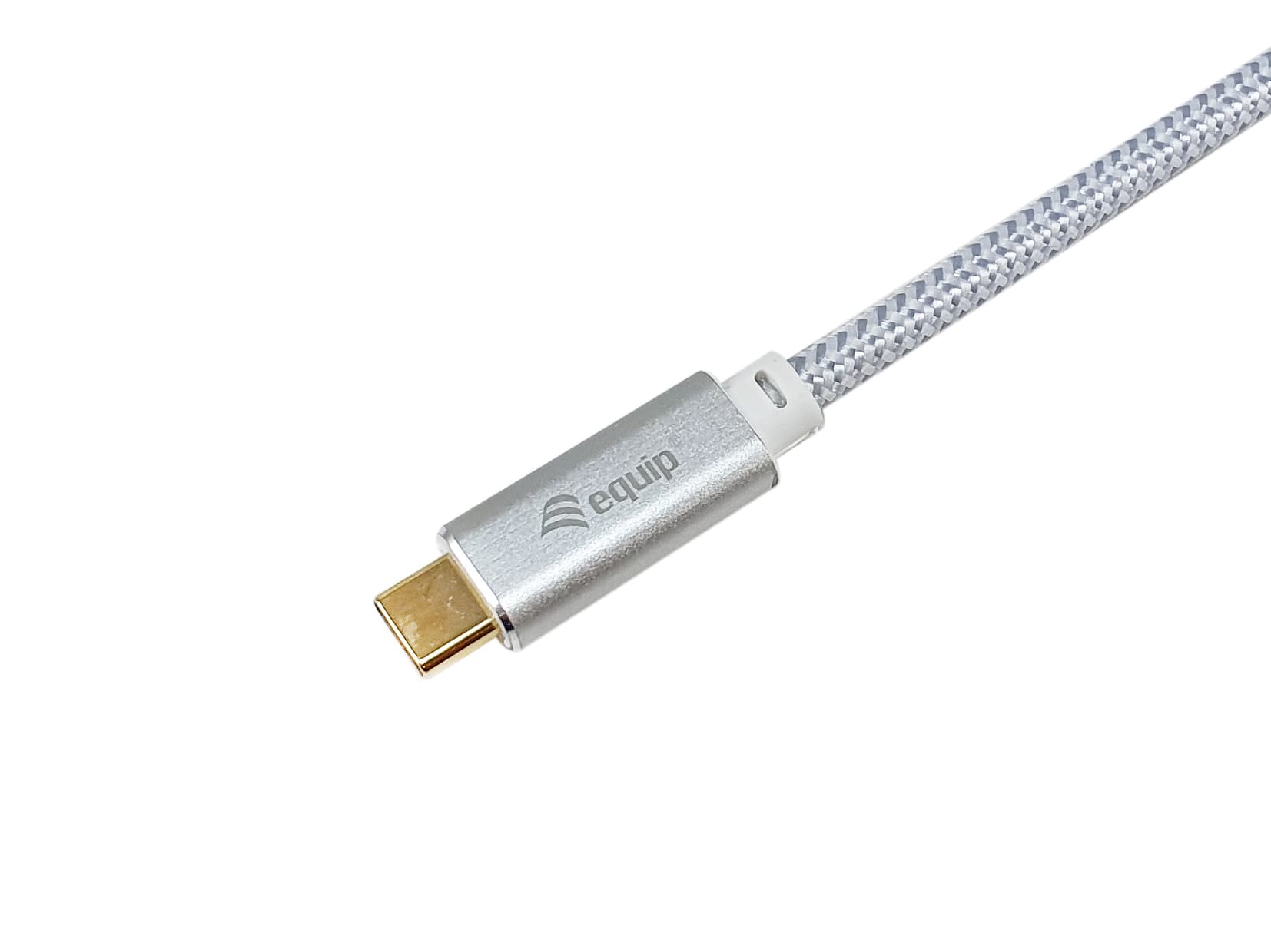 Equip 128360 Cabo USB 3.2 Gen 2 C para C, M/M, 3,0 m, PD 100W , 4K/60Hz, 10Gbps, branco — miniatura 3