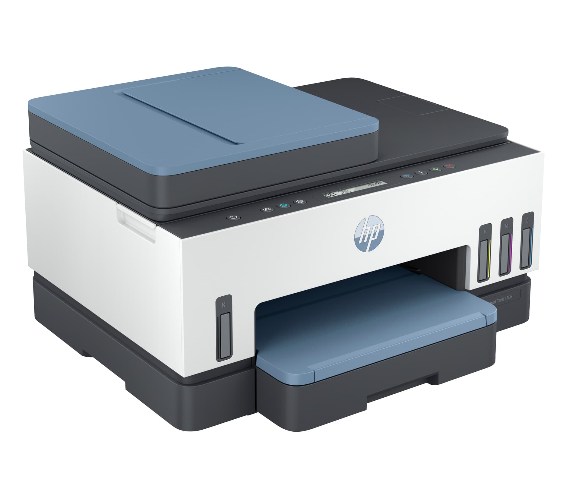 HP Smart Tank 7306 Sem fios All-in-One Cor Impressora, Impressão frente e verso; Copiadora, scanner — miniatura 2