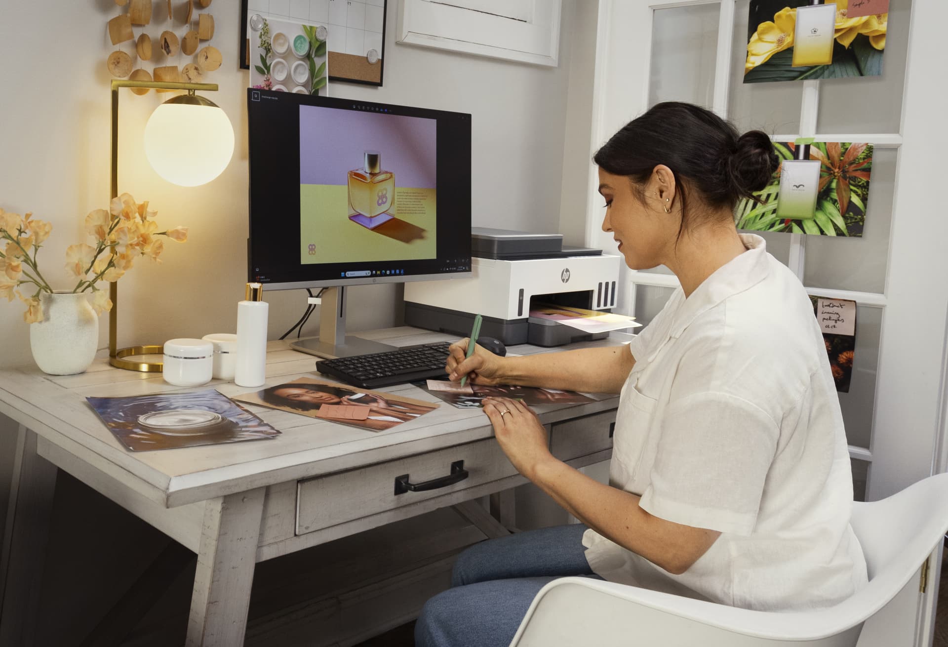 HP Smart Tank 7306 Sem fios All-in-One Cor Impressora, Impressão frente e verso; Copiadora, scanner — miniatura 12
