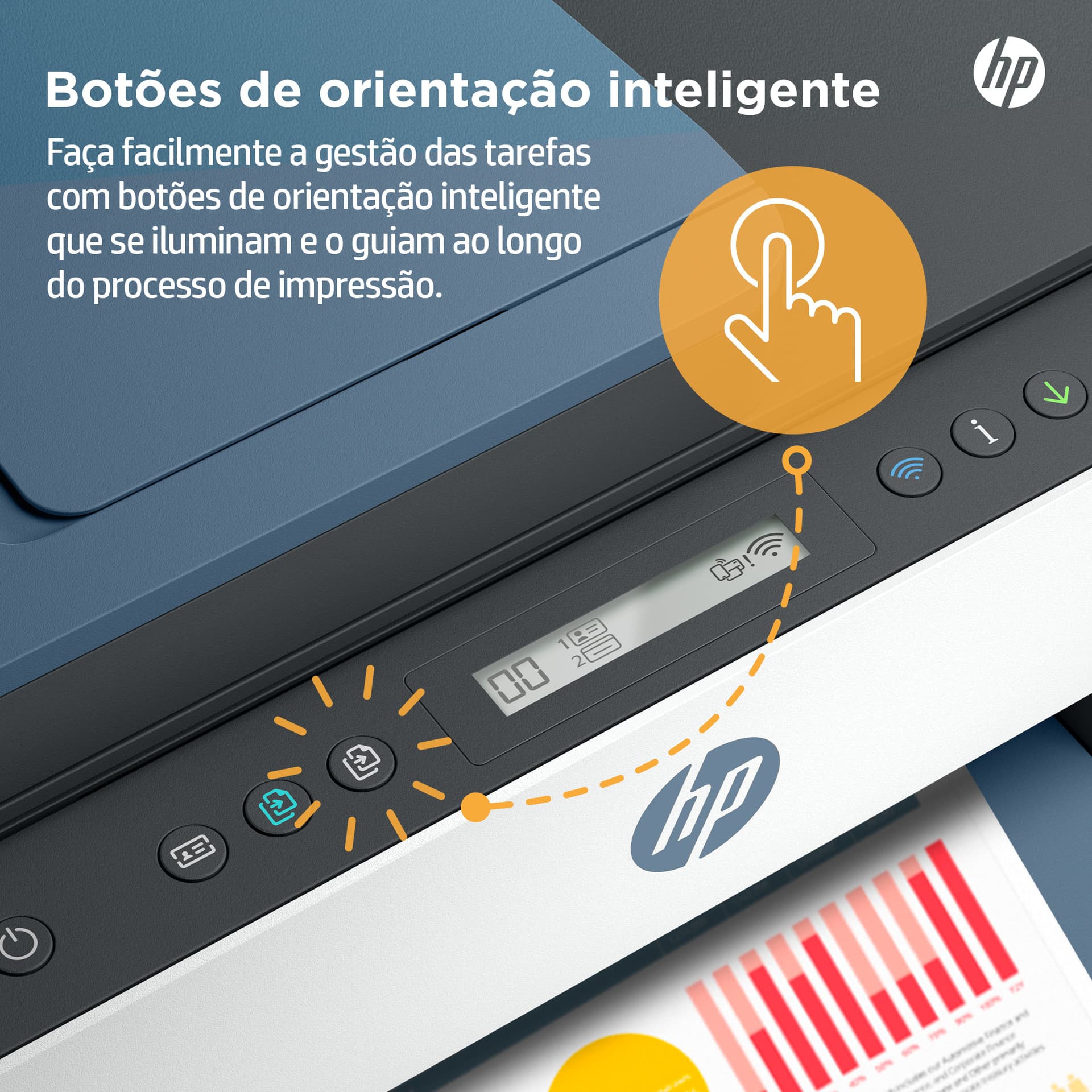 HP Smart Tank 7306 Sem fios All-in-One Cor Impressora, Impressão frente e verso; Copiadora, scanner — miniatura 6
