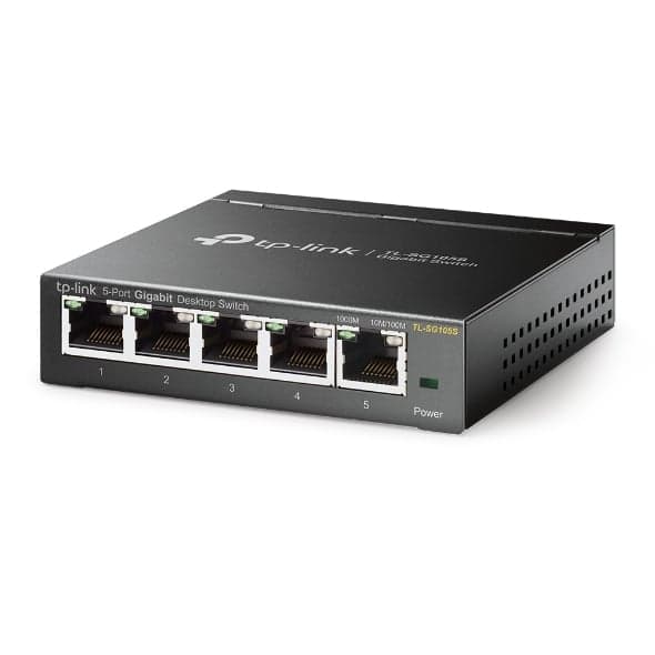 TP-LINK SWITCH DESKTOP 5PORT 10/100/1000MBPS — miniatura 1