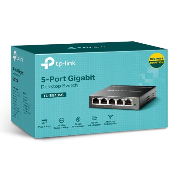 TP-LINK SWITCH DESKTOP 5PORT 10/100/1000MBPS — miniatura 2