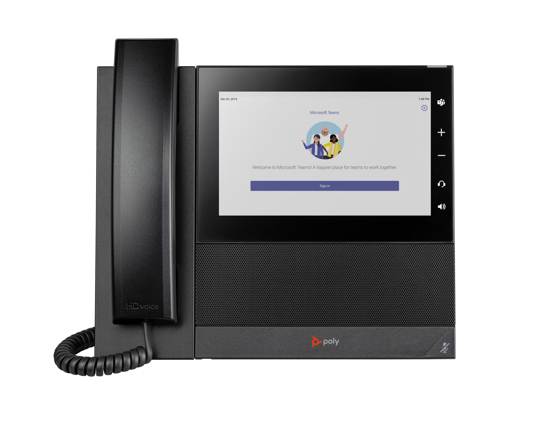 HP Poly Telefone Multimédia Empresarial Poly CCX 600 para Microsoft Teams com PoE — miniatura 1