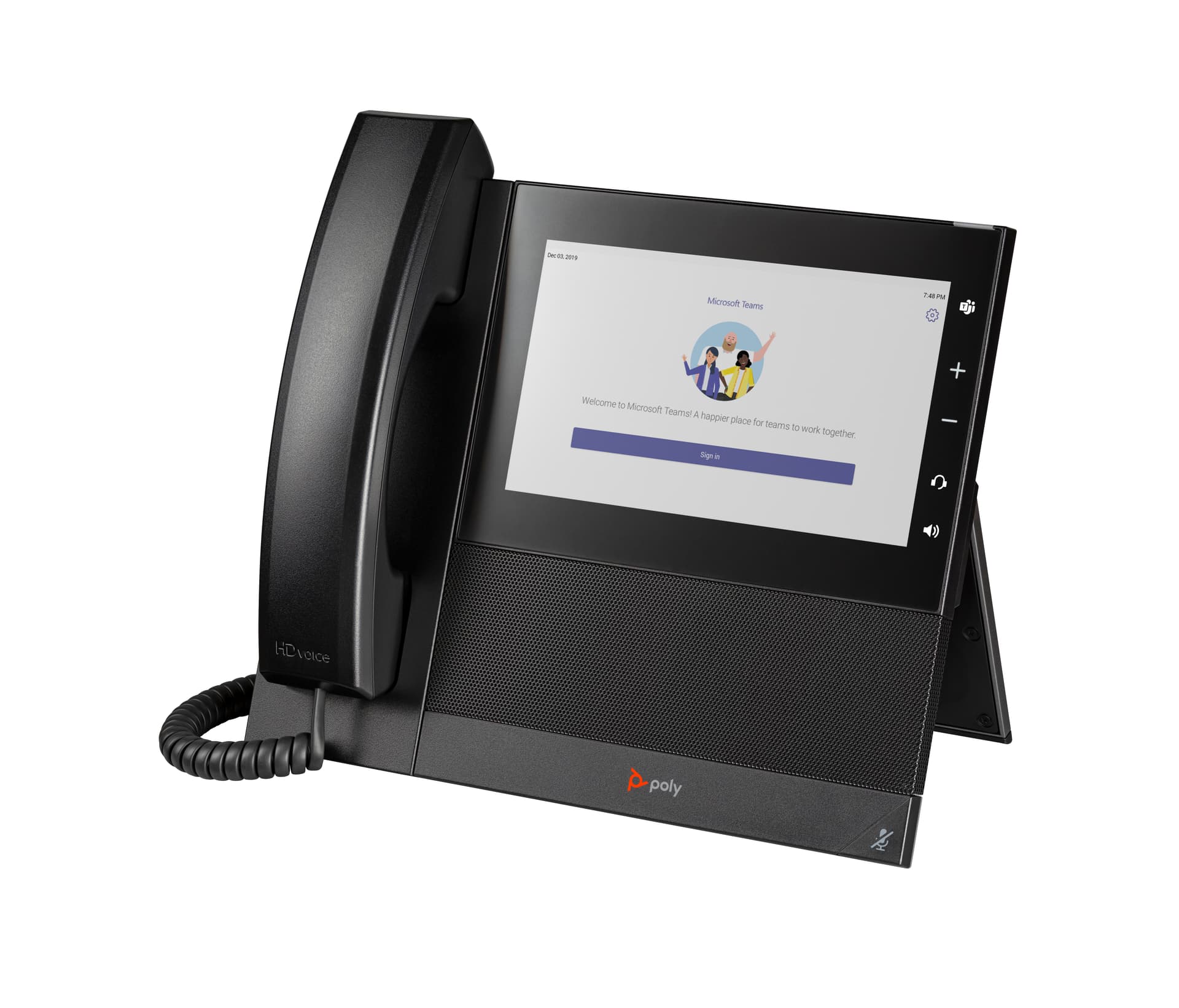HP Poly Telefone Multimédia Empresarial Poly CCX 600 para Microsoft Teams com PoE — miniatura 5