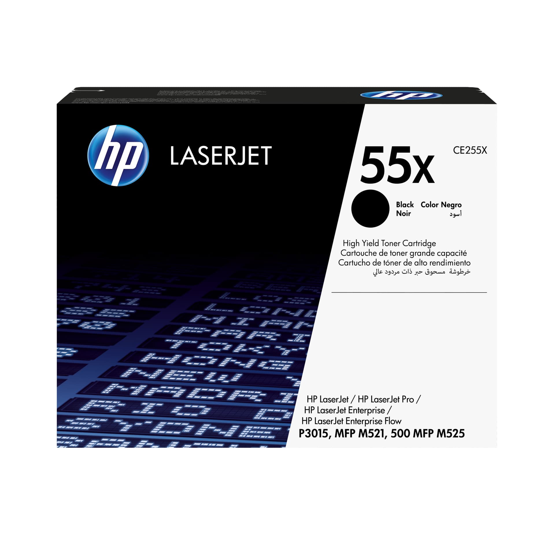 HP Toner LaserJet Original 55X Preto de elevado rendimento, miniatura 1