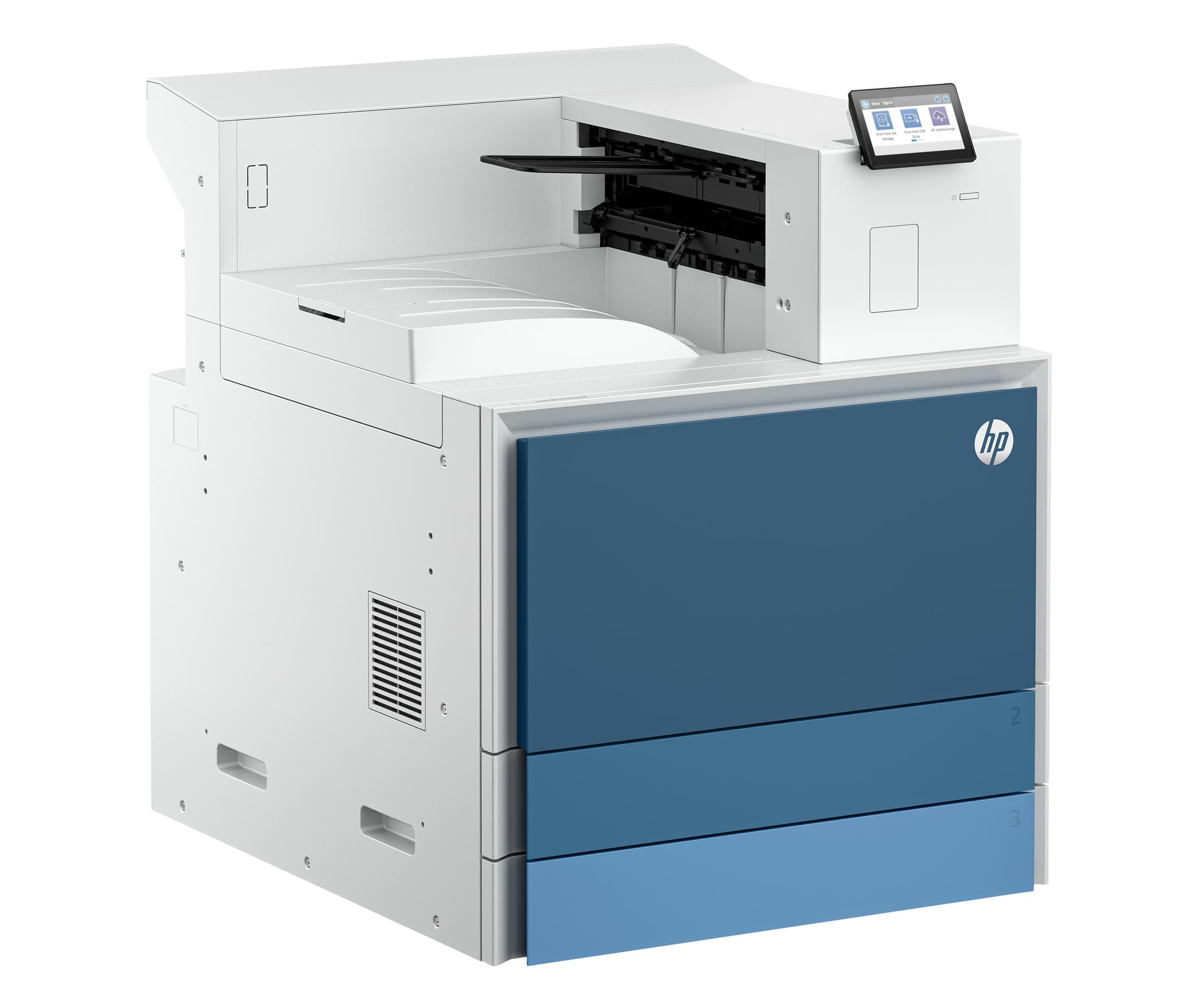 HP LaserJet Enterprise 8501dn Preto e branco Impressora, miniatura 5