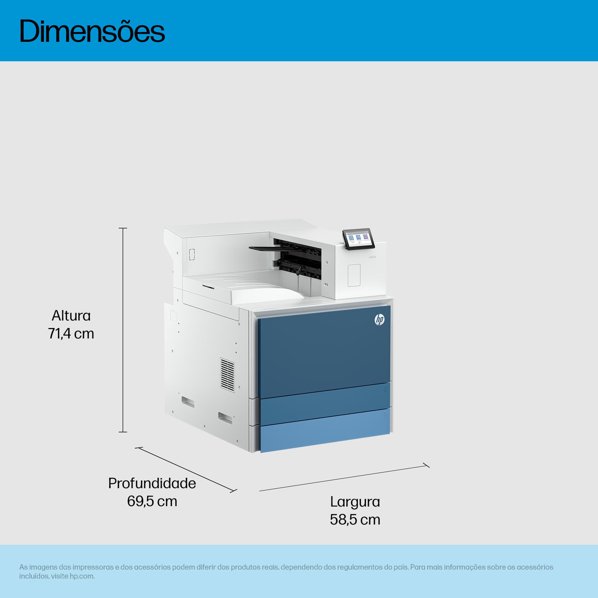 HP LaserJet Enterprise 8501dn Preto e branco Impressora, miniatura 8